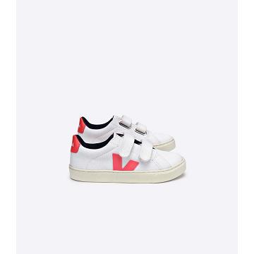 Veja ESPLAR Sneakers Kinderen White/Orange | NL 815RVD